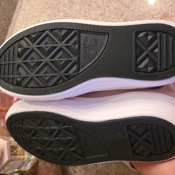 NEW Converse Allstar Chuck Taylor 6.5 Tan High Top Wedges - Picture 9 of 14